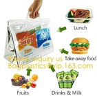 आउटडोर चौकोर एल्यूमीनियम पन्नी खाद्य थर्मल फ्रीजर कूलर दोपहर के भोजन के इन्सुलेशन बैग, फल के लिए पन्नी कूलर बैग थर्मल बैग