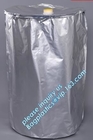 बड़े भारी शुल्क प्लास्टिक बैग एल्यूमीनियम ड्रम लाइनर और कवर जेल